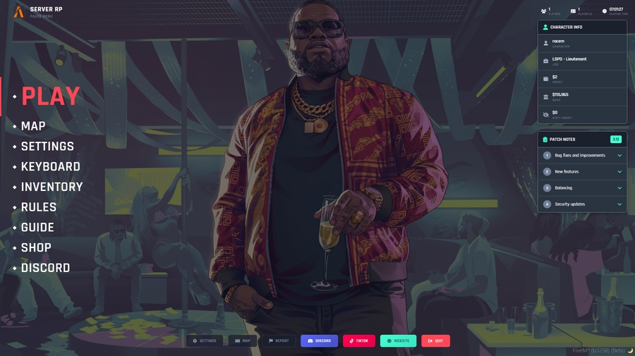Pause Menu GTA6 Interface